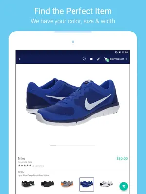 Zappos android App screenshot 1